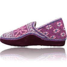 Calzados Vesga Zapatillas de Casa para Mujer de Nordikas Classic Sra 2000 rosas foto 5