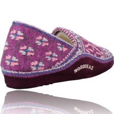 Calzados Vesga Zapatillas de Casa para Mujer de Nordikas Classic Sra 2000 rosas foto 8