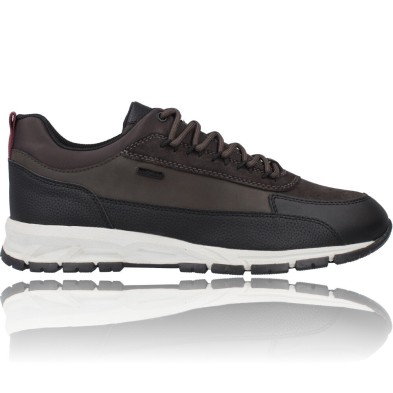 Men's Waterproof Leather Trainers by Geox U260MB Delray Abx