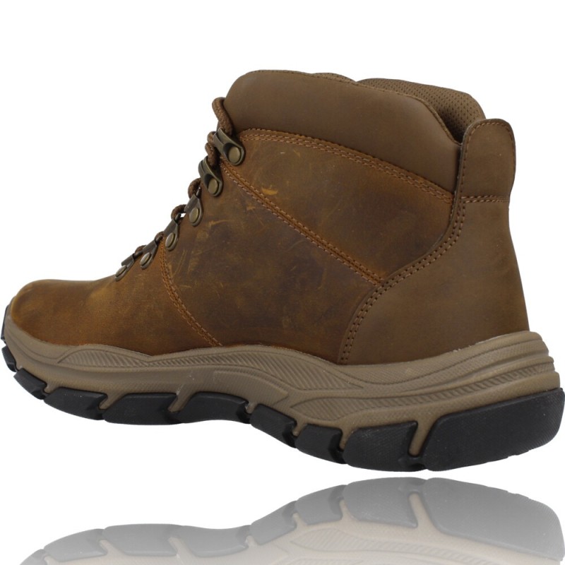 Skechers Men&#39;s Casual Water Repellent Boots 204453 Respected-Esmont
