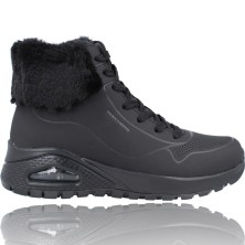Calzados Vesga Botas Deportivas Mujer de Skechers 167274 Uno Rugged negro foto 1