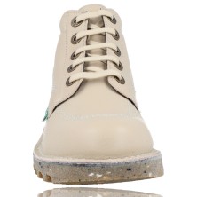Calzados Vesga Botas Mujer de Kickers Neorallye 2 beige foto 3