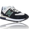 Deportivas Hombre Piel de New Balance ML574DVB