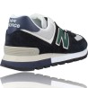 Deportivas Hombre Piel de New Balance ML574DVB