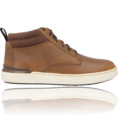 Calzados Vesga Botas Hombre Casual Piel de Clarks Courtlite Mid foto 1