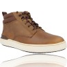 Lässige Herren-Lederstiefel von Clarks Courtlite Mid