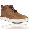 Men&#39;s Casual Leather Boots by Clarks Courtlite Mid