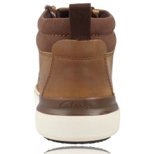 Calzados Vesga Botas Hombre Casual Piel de Clarks Courtlite Mid foto 7