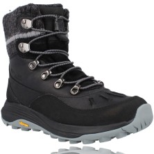 Calzados Vesga Botas Mujer Piel Impermeable de Merrel Siren 4 Thermo Mid WP J036658 negro foto 2