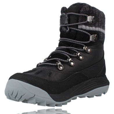 Calzados Vesga Botas Mujer Piel Impermeable de Merrel Siren 4 Thermo Mid WP J036658 negro foto 1