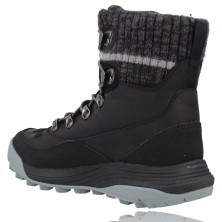 Calzados Vesga Botas Mujer Piel Impermeable de Merrel Siren 4 Thermo Mid WP J036658 negro foto 6