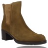 Women&#39;s Leather Heeled Plumers Ankle Boots 5244