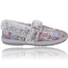 Skechers Women&#39;s House Slippers 113485 Bobs Too Cozy - Paws Forever