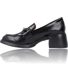 Calzados Vesga Zapatos Mujer Mocasín Piel de Wonders G-6121 Kimba negro foto 5