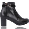 Women&#39;s Leather Ankle Boots by Patricia Miller 5491 Illueca