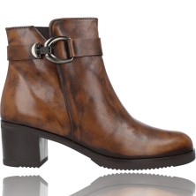 Lederstiefeletten für Damen...