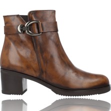 Women's Leather Ankle Boots...