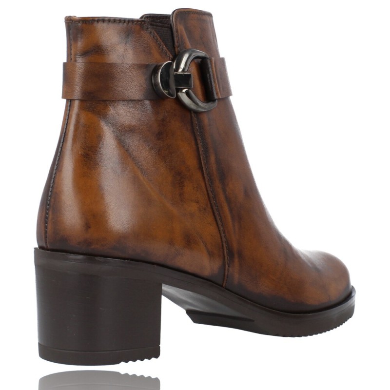 Botines Mujer Piel con Tac n de Plumers 5245