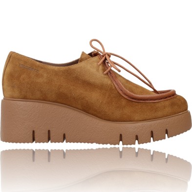 Women's Leather Wallabee Shoes by Wonders Reiko E-6244