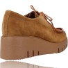 Women&#39;s Leather Wallabee Shoes by Wonders Reiko E-6244