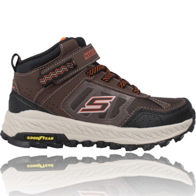 Casual Water Repellent Sports Ankle Boots for Boys by Skechers 403712L Fuse Tread