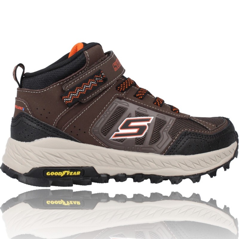 Casual Water Repellent Sports Ankle Boots for Boys by Skechers 403712L Fuse Tread