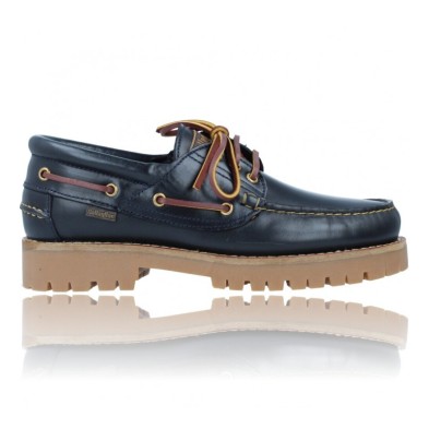 Callaghan 21911 Scarpa Nautica in Pelle Blu Navy Donna con Lacci
