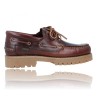 Callaghan 21911 Zapato Náutico de Piel para Mujer con Cordones
