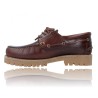 Callaghan 21911 Bootsschuh aus Marineblauem Leder für Damen mit Schnürung
