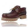 Callaghan 21911 Bootsschuh aus Marineblauem Leder für Damen mit Schnürung