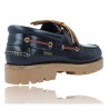 Callaghan 21911 Zapato Náutico de Piel para Mujer con Cordones