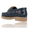 Callaghan 21911 Scarpa Nautica in Pelle Blu Navy Donna con Lacci