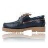 Callaghan 21911 Zapato Náutico de Piel para Mujer con Cordones