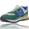 Deportivas Hombre Piel de New Balance ML574DVB