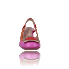 Calzados Vesga Zapatos Destalonados Mujer de Hispanitas Australia CHV232668 rosa y rojo foto 3