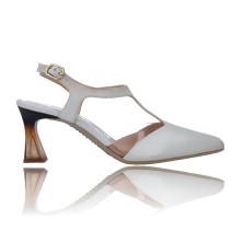 Calzados Vesga Zapatos Salón Vestir para Mujer de Hispanitas Dalia HV232557 beige foto 9