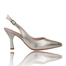 Calzados Vesga Zapatos Salón de Vestir de Piel para Mujer de Patricia Miller 5529 oro foto 1