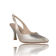 Calzados Vesga Zapatos Salón de Vestir de Piel para Mujer de Patricia Miller 5529 oro foto 2