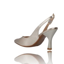 Calzados Vesga Zapatos Salón de Vestir de Piel para Mujer de Patricia Miller 5529 oro foto 6