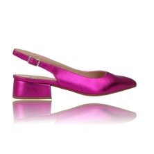 Calzados Vesga Bailarinas Zapatos de Vestir para Mujer de Patricia Miller 6024 metal fucsia foto 9