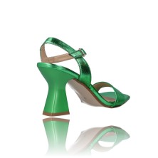 Calzados Vesga Sandalias de Vestir con Tacón para Mujer de Patricia Miller 6031 metal verde foto 7