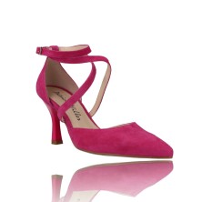 Calzados Vesga Zapatos Vestir con Tacón para Mujer de Patricia Miller 5528 ante fucsia foto 2