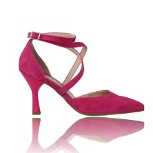 Calzados Vesga Zapatos Vestir con Tacón para Mujer de Patricia Miller 5528 ante fucsia foto 1