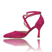 Calzados Vesga Zapatos Vestir con Tacón para Mujer de Patricia Miller 5528 ante fucsia foto 5