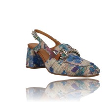 Calzados Vesga Zapatos de Tacón de Piel para Mujer de Pedro Miralles Fresno 13880 azules foto 2