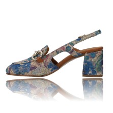 Calzados Vesga Zapatos de Tacón de Piel para Mujer de Pedro Miralles Fresno 13880 azules foto 5