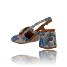 Calzados Vesga Zapatos de Tacón de Piel para Mujer de Pedro Miralles Fresno 13880 azules foto 6