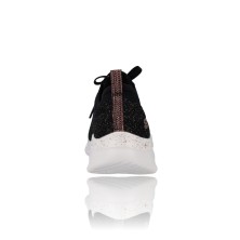 Calzados Vesga Zapatillas Deportivas para Mujer de Skechers 149865 Ultra Flex 3.0 Let´s Dance negro y oro foto 7