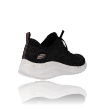 Calzados Vesga Zapatillas Deportivas para Mujer de Skechers 149865 Ultra Flex 3.0 Let´s Dance negro y oro foto 8
