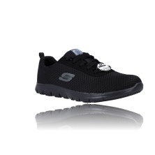 Calzados Vesga Deportivas Trabajo para Mujer de Skechers Ghenter Bronaugh 77210EC negro foto 2